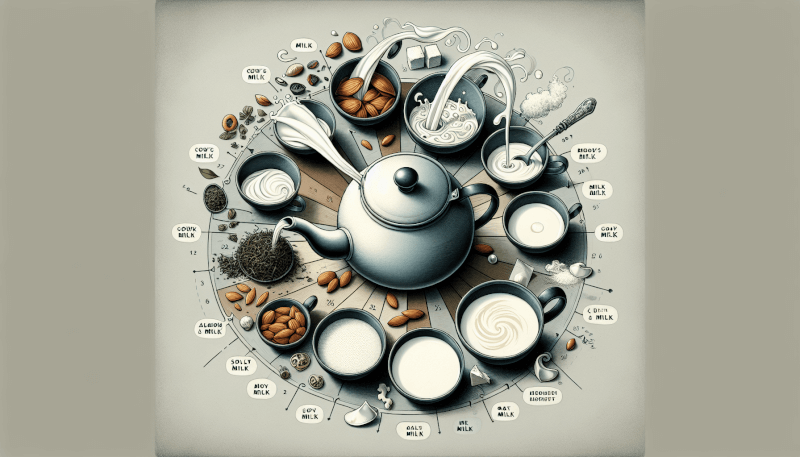 the art of brewing tea with various milk and cream options